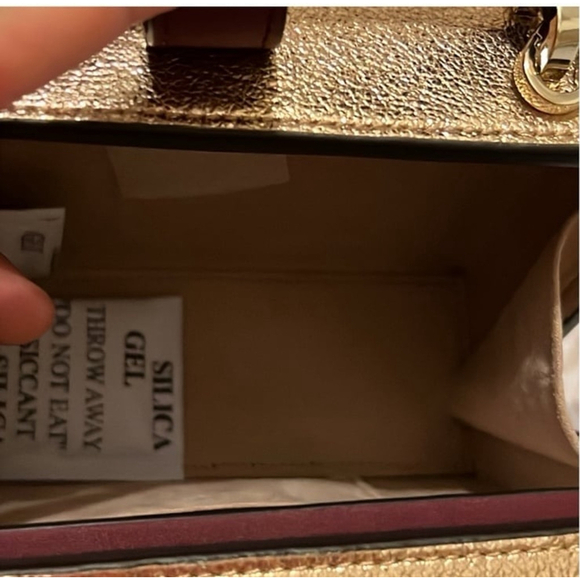 Kate Spade Wrapping Party Gift Box Present Gold rose crossbody bag - Picture 9 of 12